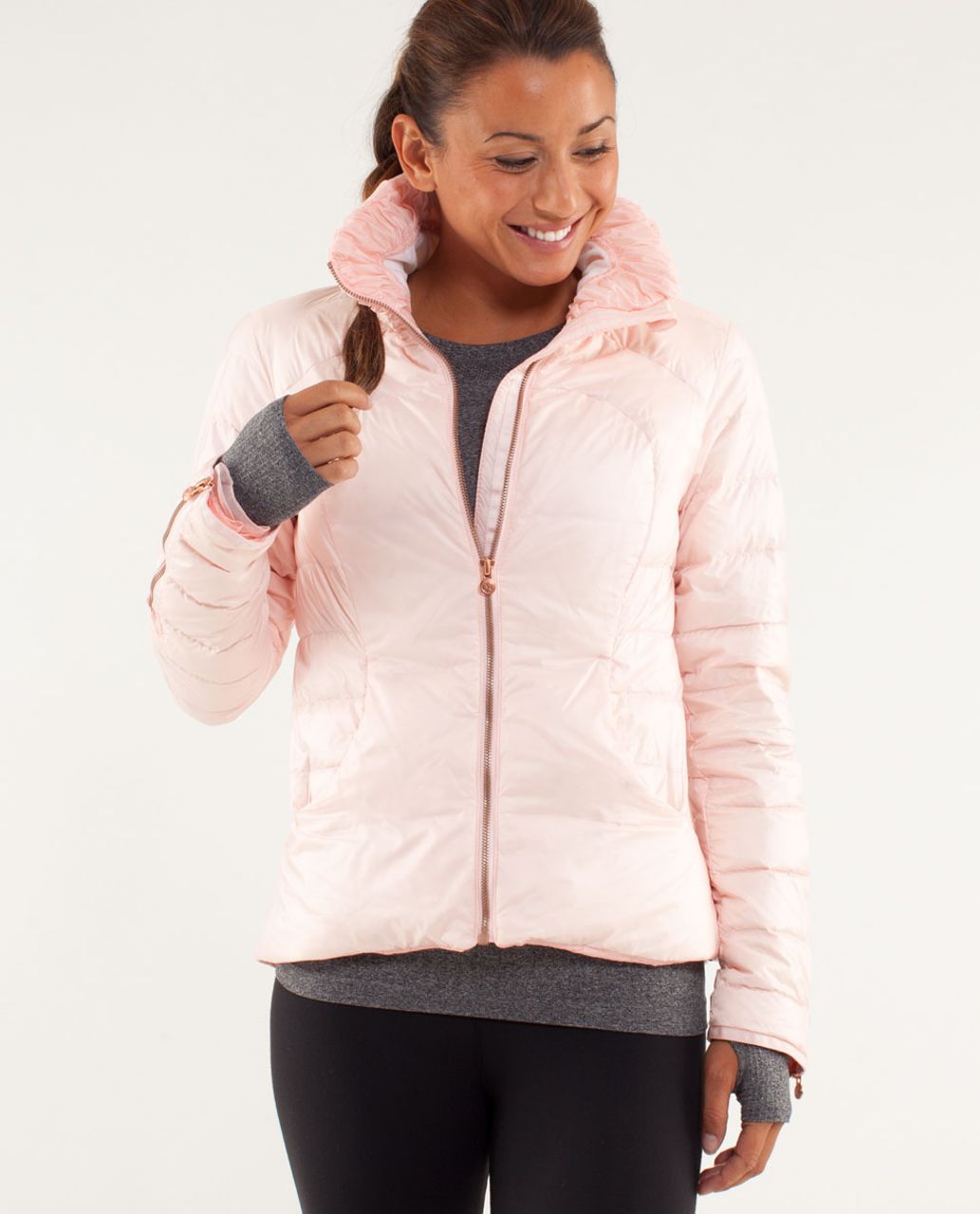 Lululemon Down Town Puffy - Pretty Pink