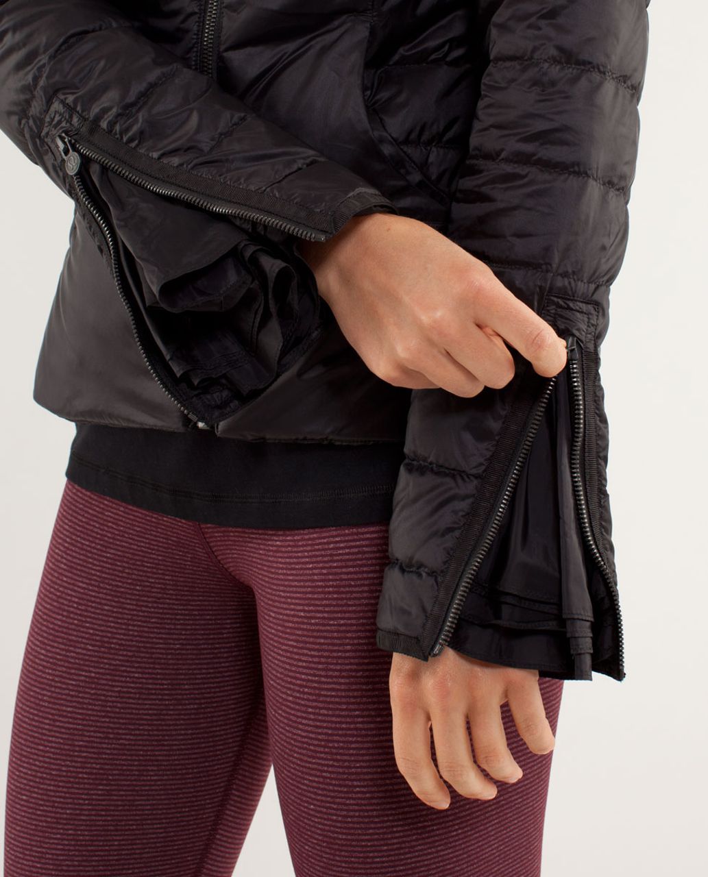 Lululemon Down Town Puffy - Black - lulu fanatics