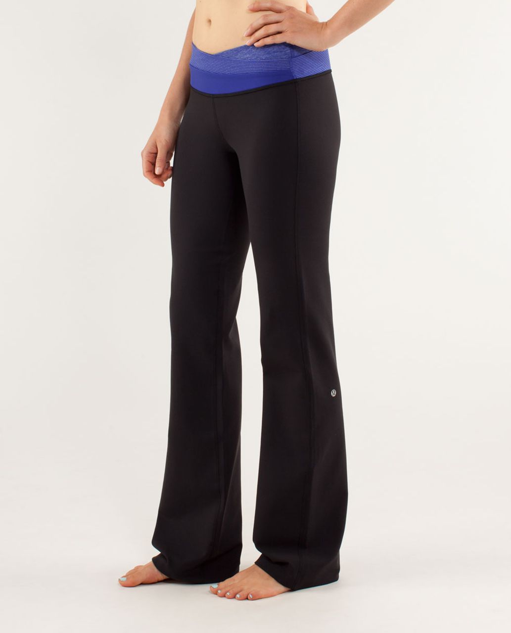 Lululemon Astro Pant (Regular) - Black / Heathered Pigment Blue / Tonka Stripe Pigment Blue / Heathered Pigment Blue