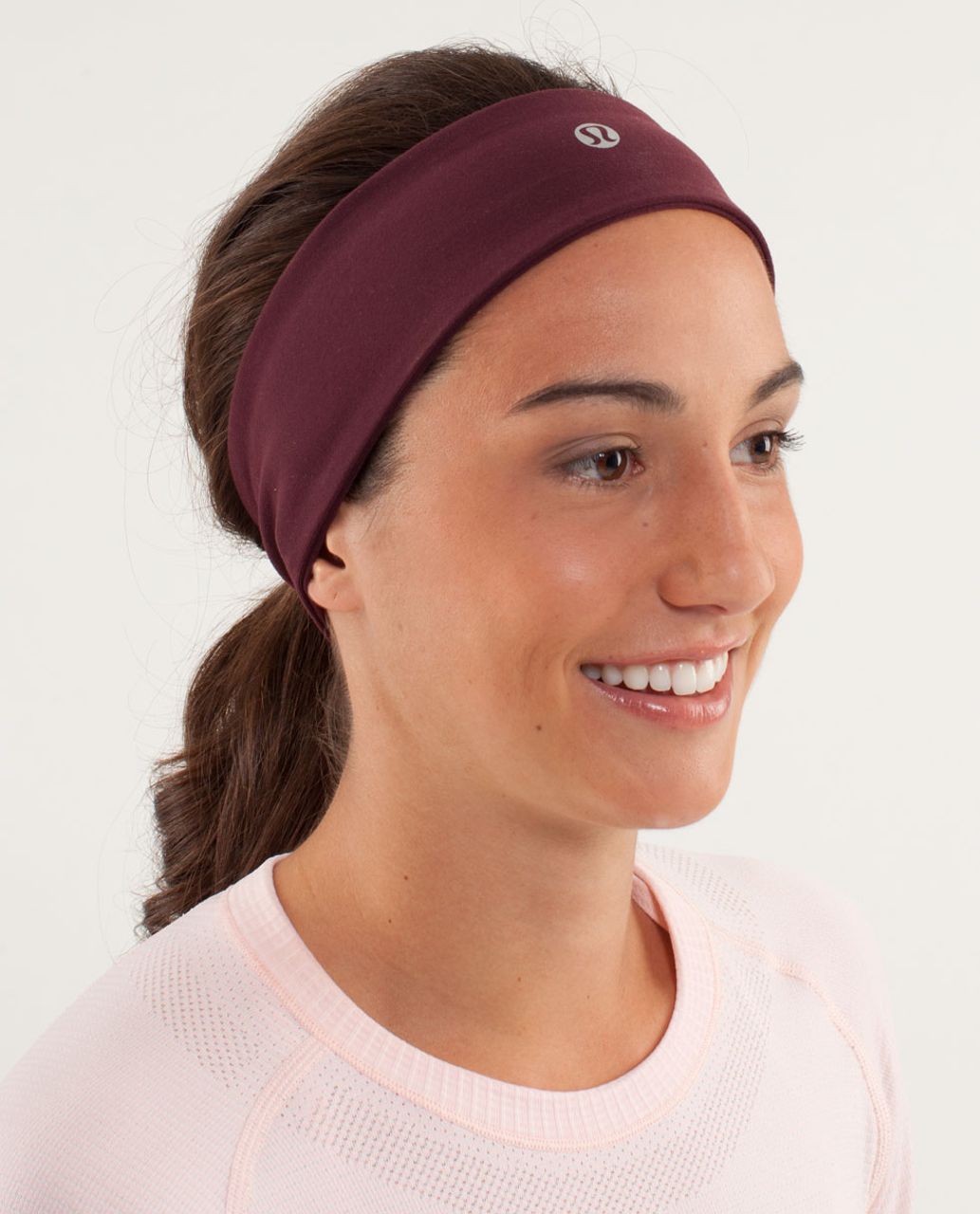 Lululemon Lucky Luon Headband - Bordeaux Drama