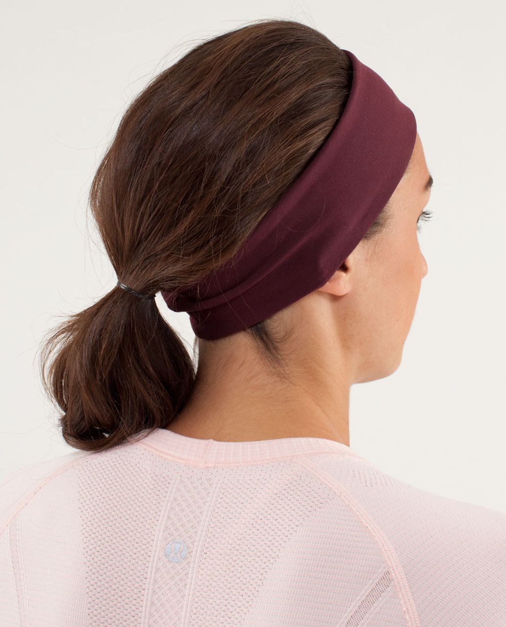 Lululemon Lucky Luon Headband - Bordeaux Drama