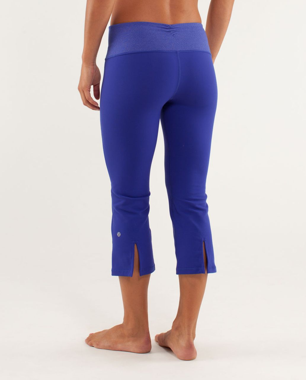 Lululemon Gather & Crow Crop - Pigment Blue / Tonka Stripe Pigment Blue / Heathered Pigment Blue