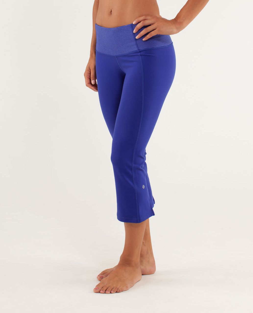 Lululemon Gather & Crow Crop - Pigment Blue / Tonka Stripe Pigment Blue / Heathered Pigment Blue