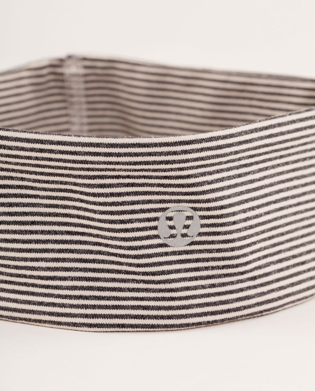 Lululemon Lucky Luon Headband - Tonka Stripe Cashew / Heathered Black