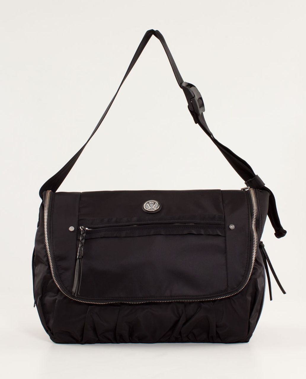 Lululemon Yoga Moto Messenger - Black - lulu fanatics