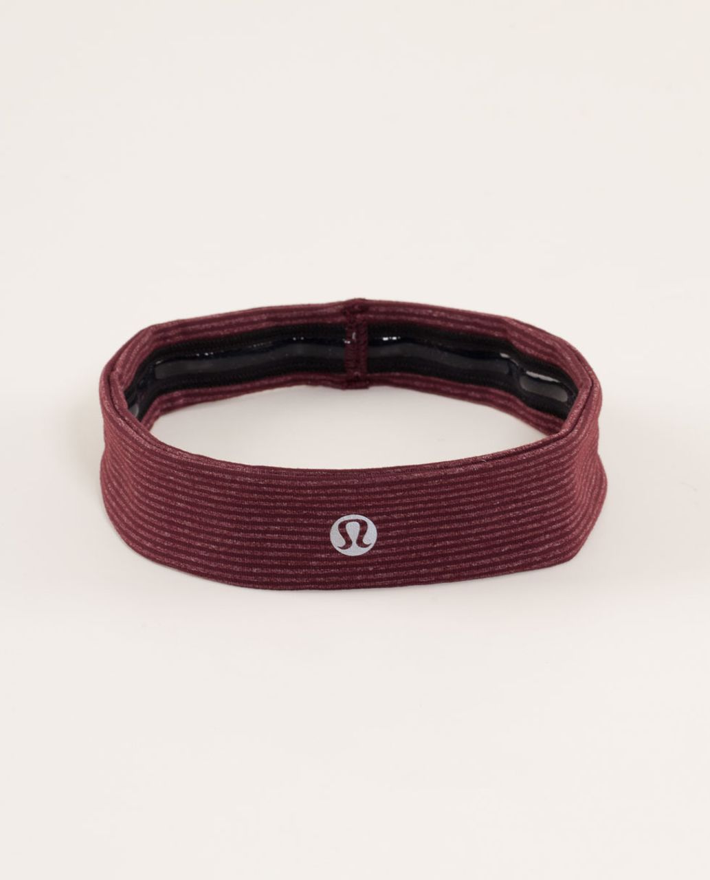 Lululemon Slipless Headband - Tonka Stripe Bordeaux Drama / Heathered Bordeaux Drama