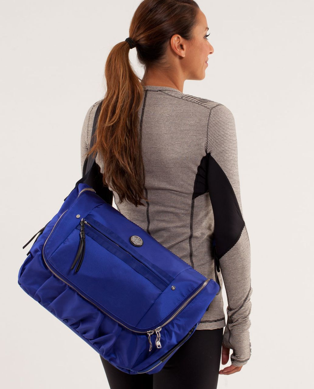 Lululemon Yoga Moto Messenger - Pigment Blue