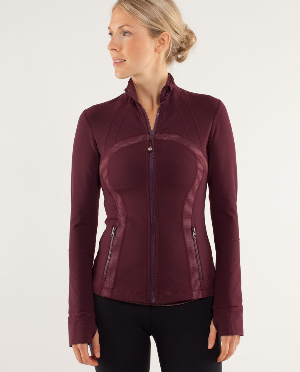 Lululemon Define Jacket - Bordeaux Drama / Tonka Stripe Bordeaux Drama /  Heathered Bordeaux Drama - lulu fanatics