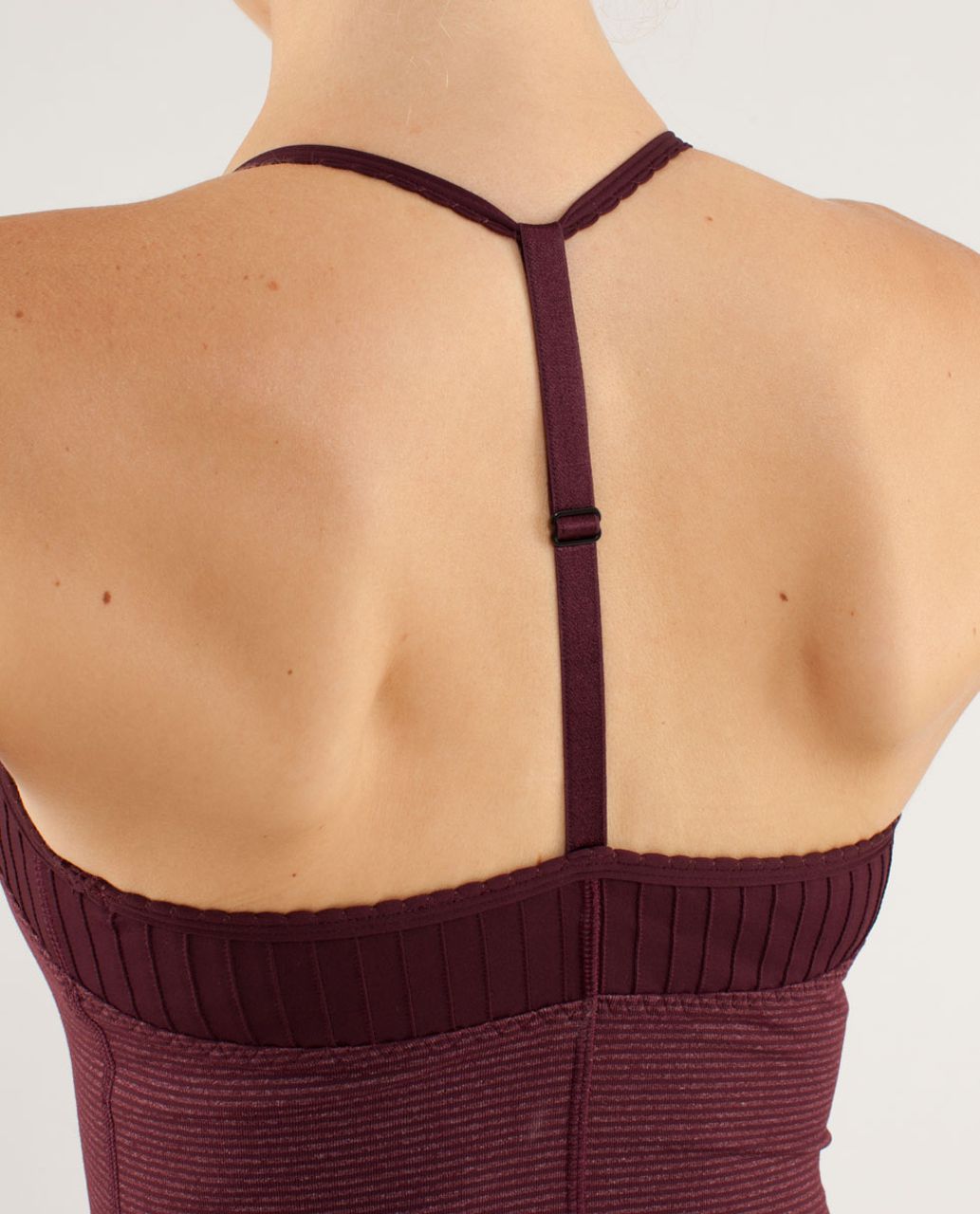 Lululemon Aphrodite Tank - Tonka Stripe Bordeaux Drama / Heathered Bordeaux Drama / Bordeaux Drama