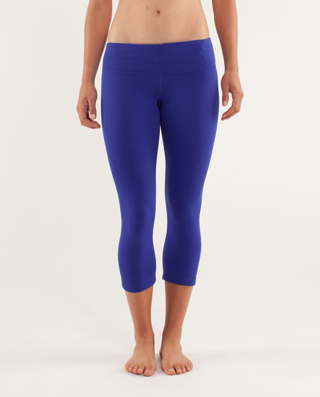 Lululemon Wunder Under Crop *Bonded - Pigment Blue / Black