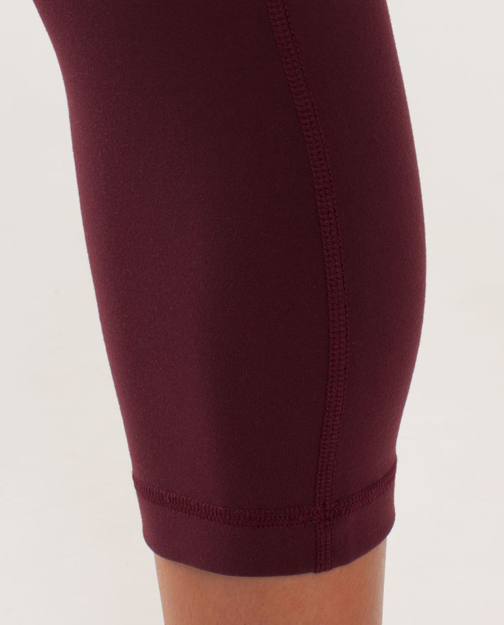 Lululemon Wunder Under Crop - Bordeaux Drama