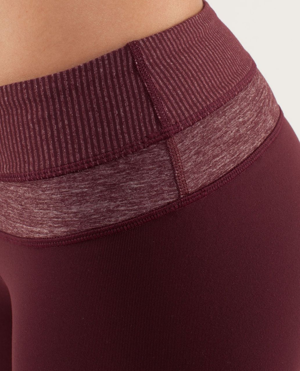 Lululemon Reverse Groove Short (Regular) - Bordeaux Drama / Tonka Stripe Bordeaux Drama / Heathered Bordeaux Drama / Heathered Bordea