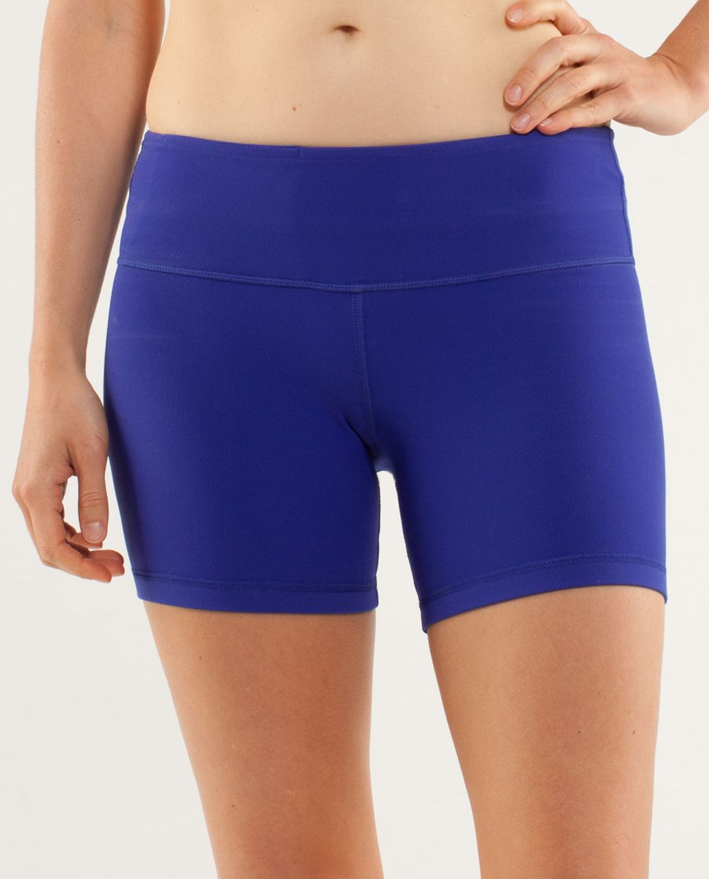 Lululemon Reverse Groove Short (Regular) - Pigment Blue /  Heathered Pigment Blue