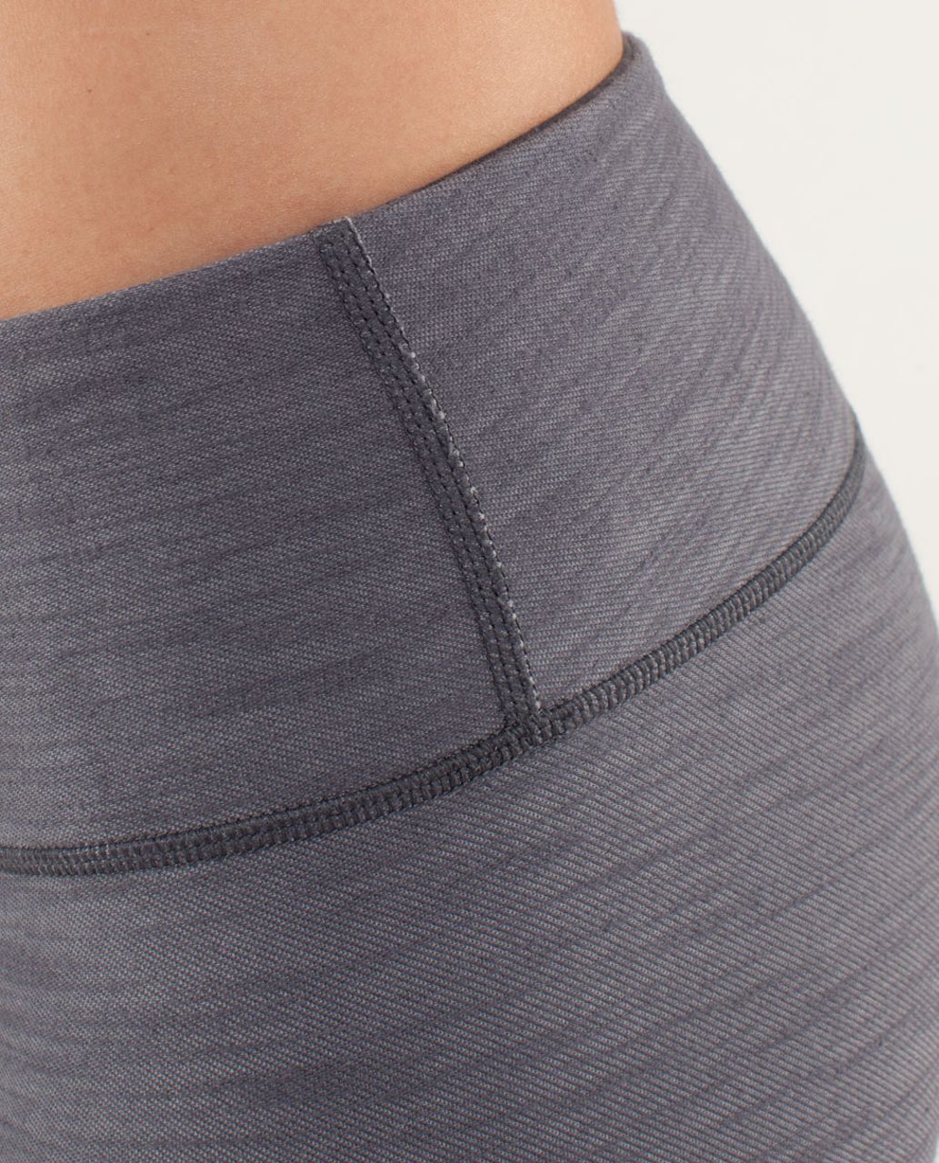 Lululemon Wunder Under Crop *Denim - Coal Fossil Slub Denim / Coal