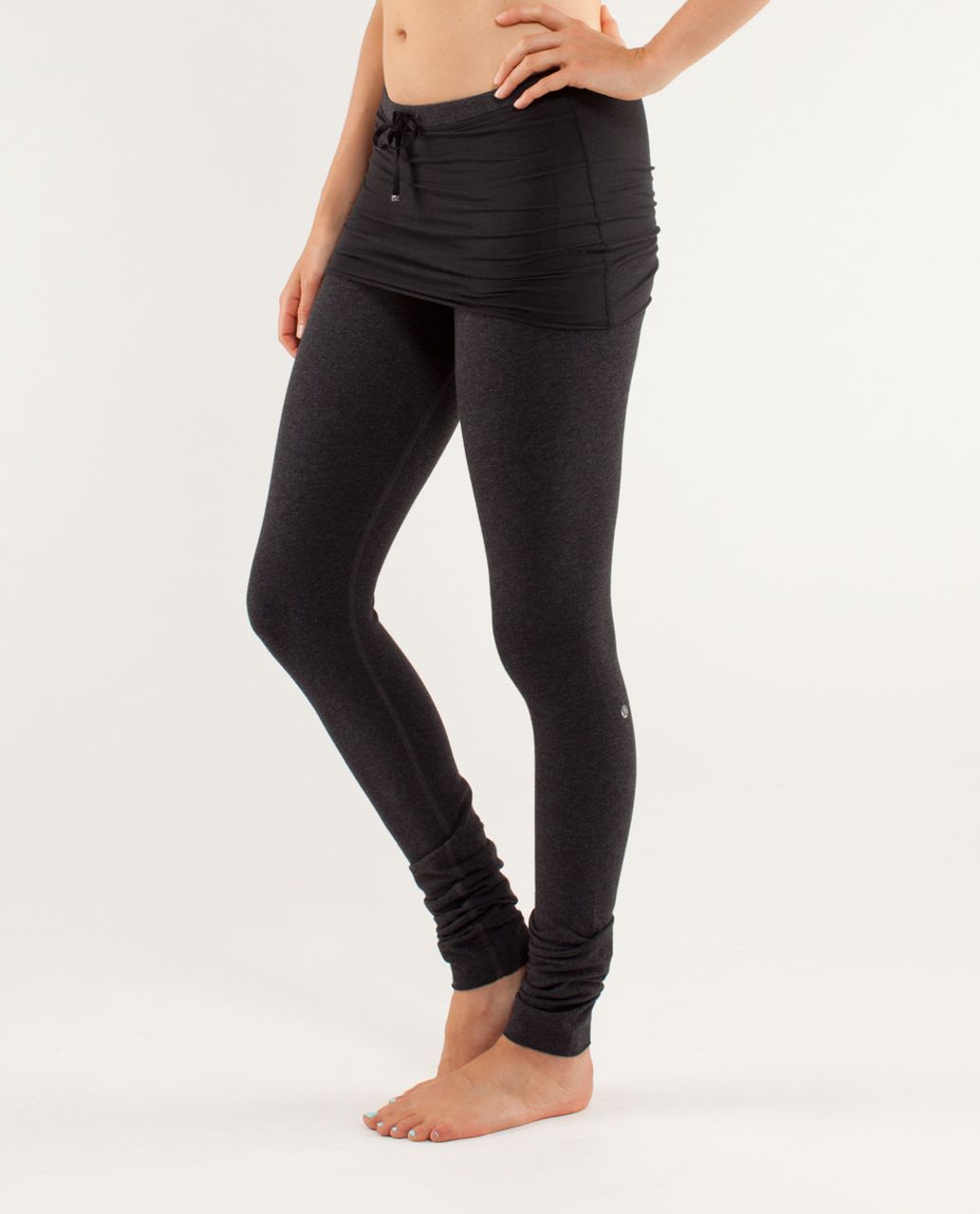 Lululemon My Mantra Pant - Heathered Charcoal / Black - lulu fanatics