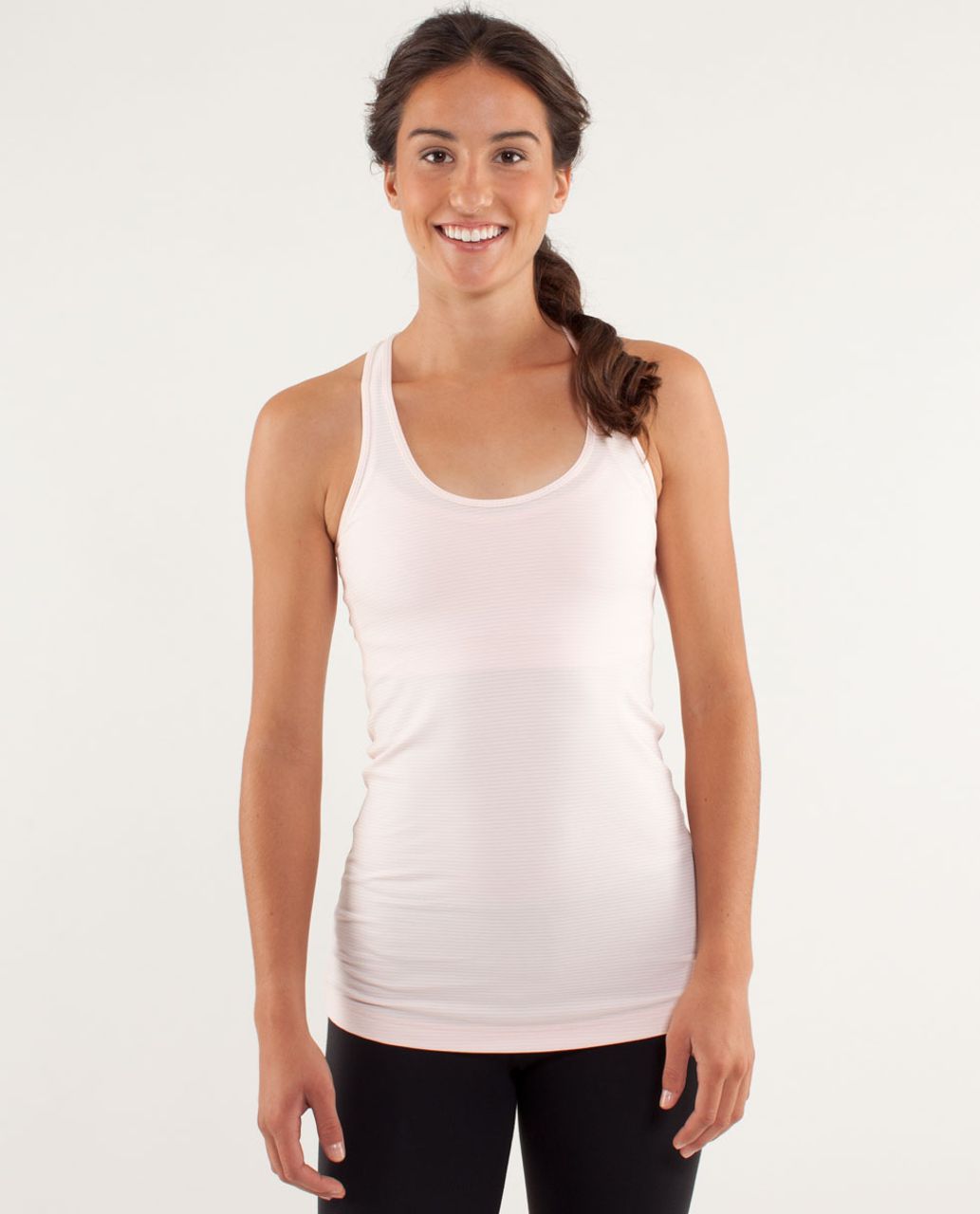 Lululemon Cool Racerback - Tonka Stripe Pretty Pink / Heathered Pretty Pink