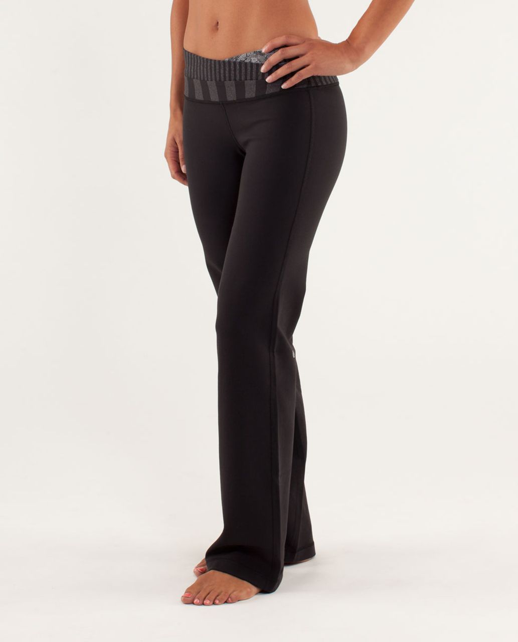 Lululemon Astro Pant (Regular) - Black / Rose Herringbone Black / Half Micro Macro Black Heathered Black