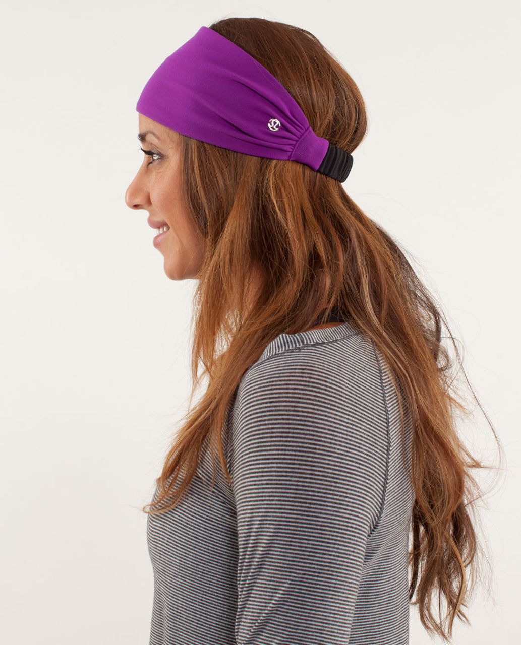 Lululemon Bang Buster Headband - Tender Violet / Black