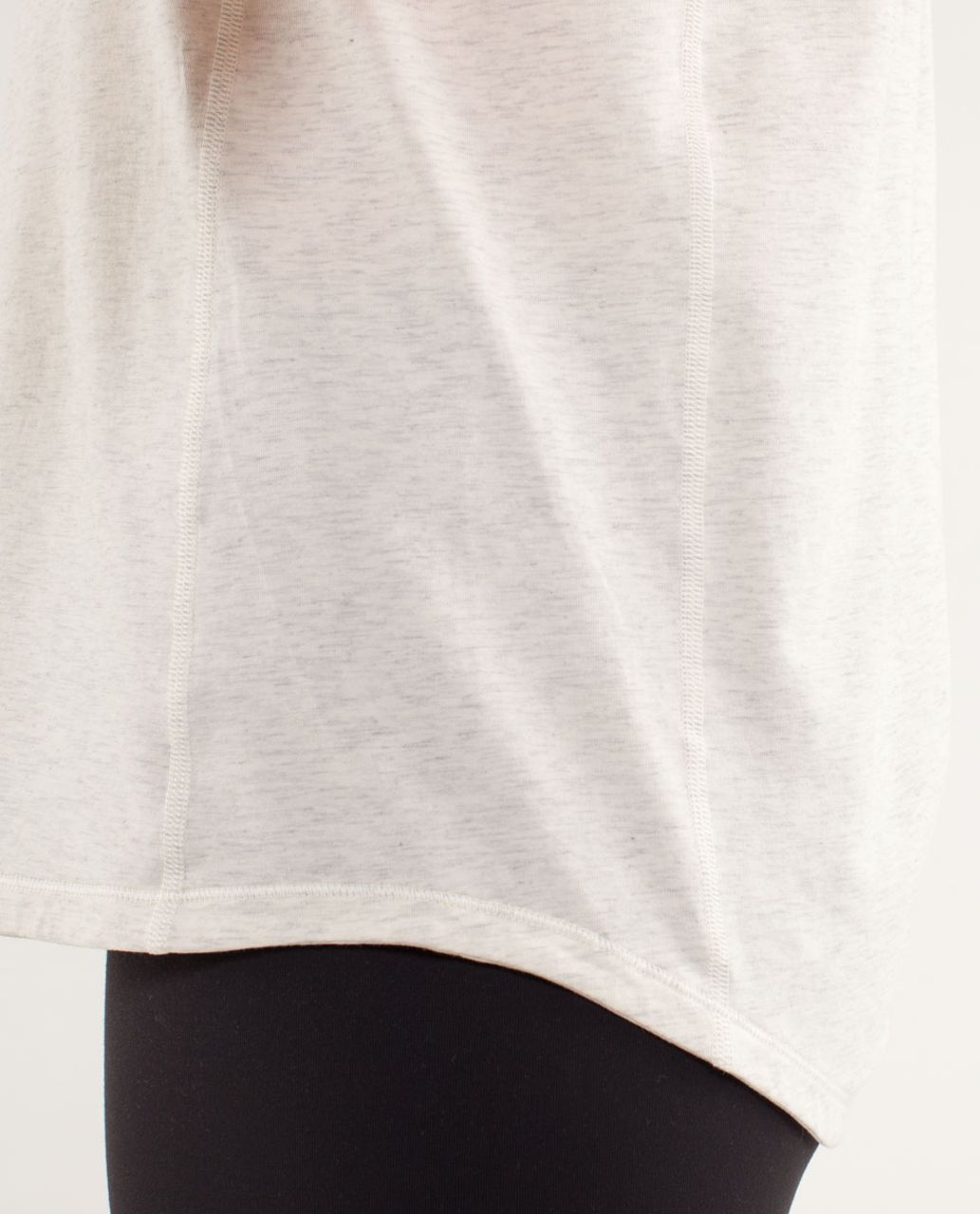 Lululemon Spincity Long Sleeve - Heathered Polar Cream / Creamsicle Pop / Silver Slate