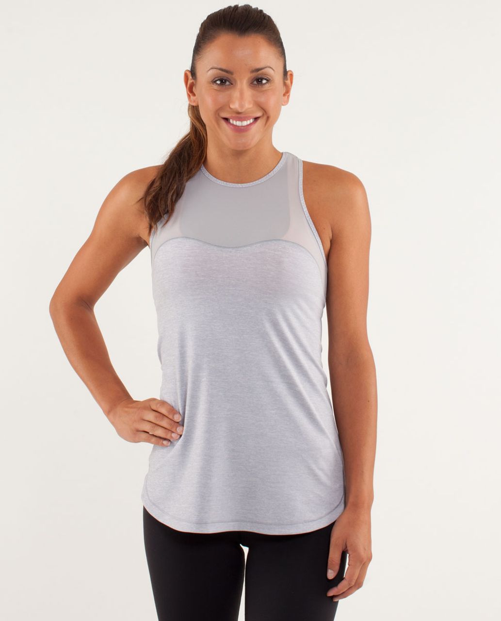 Lululemon Right Round Tank - Silver Slate