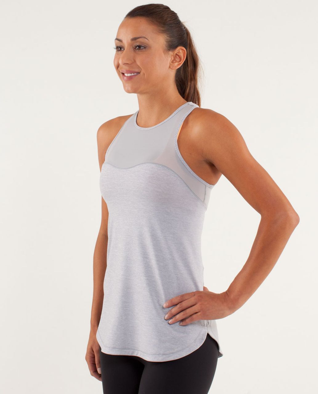 Lululemon Right Round Tank - Silver Slate