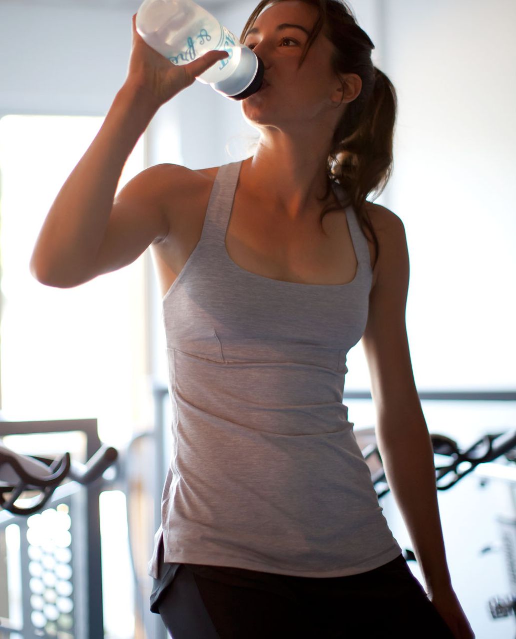 Lululemon Top Speed Tank - Heathered Silver Slate