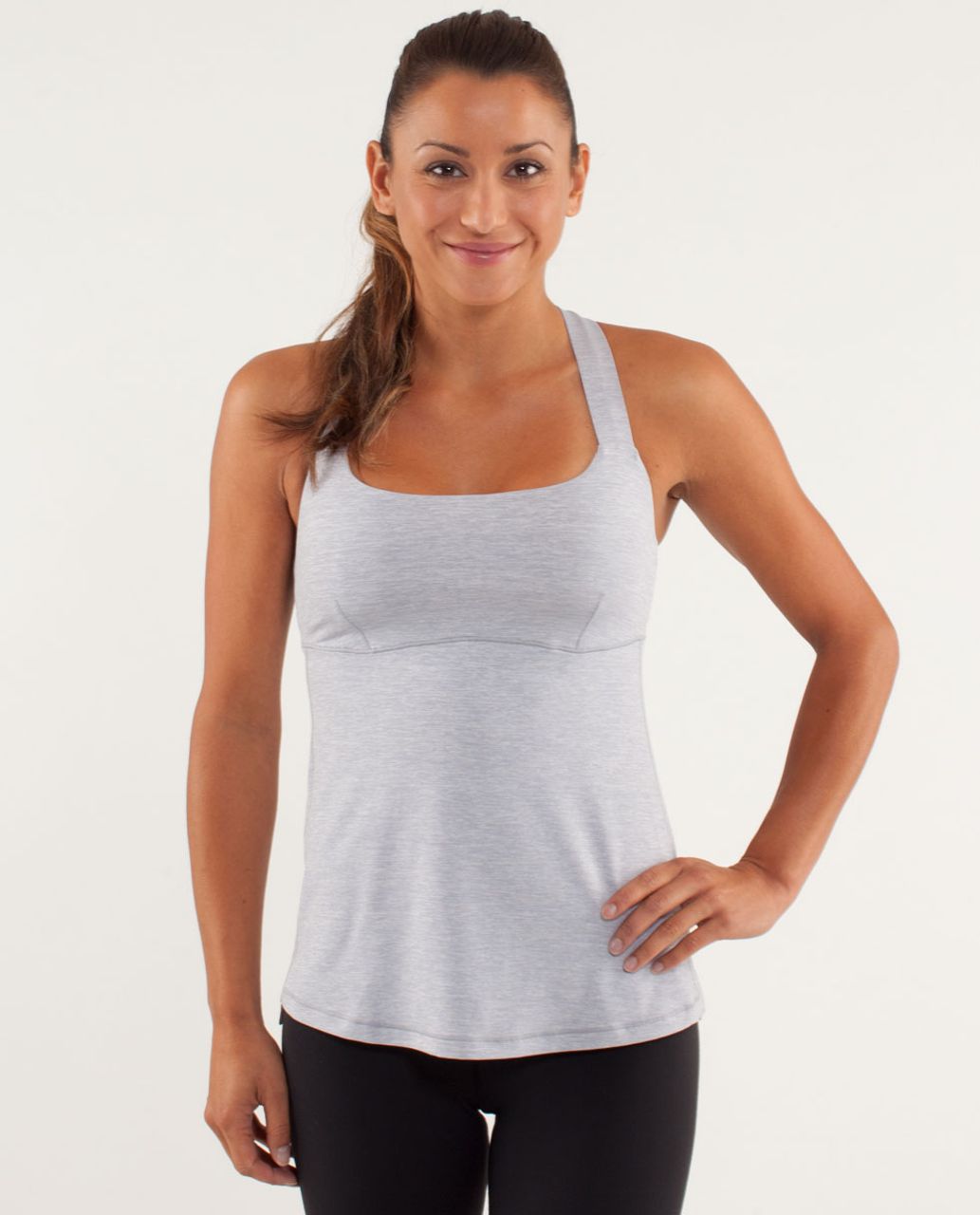 Lululemon Top Speed Tank - Heathered Silver Slate