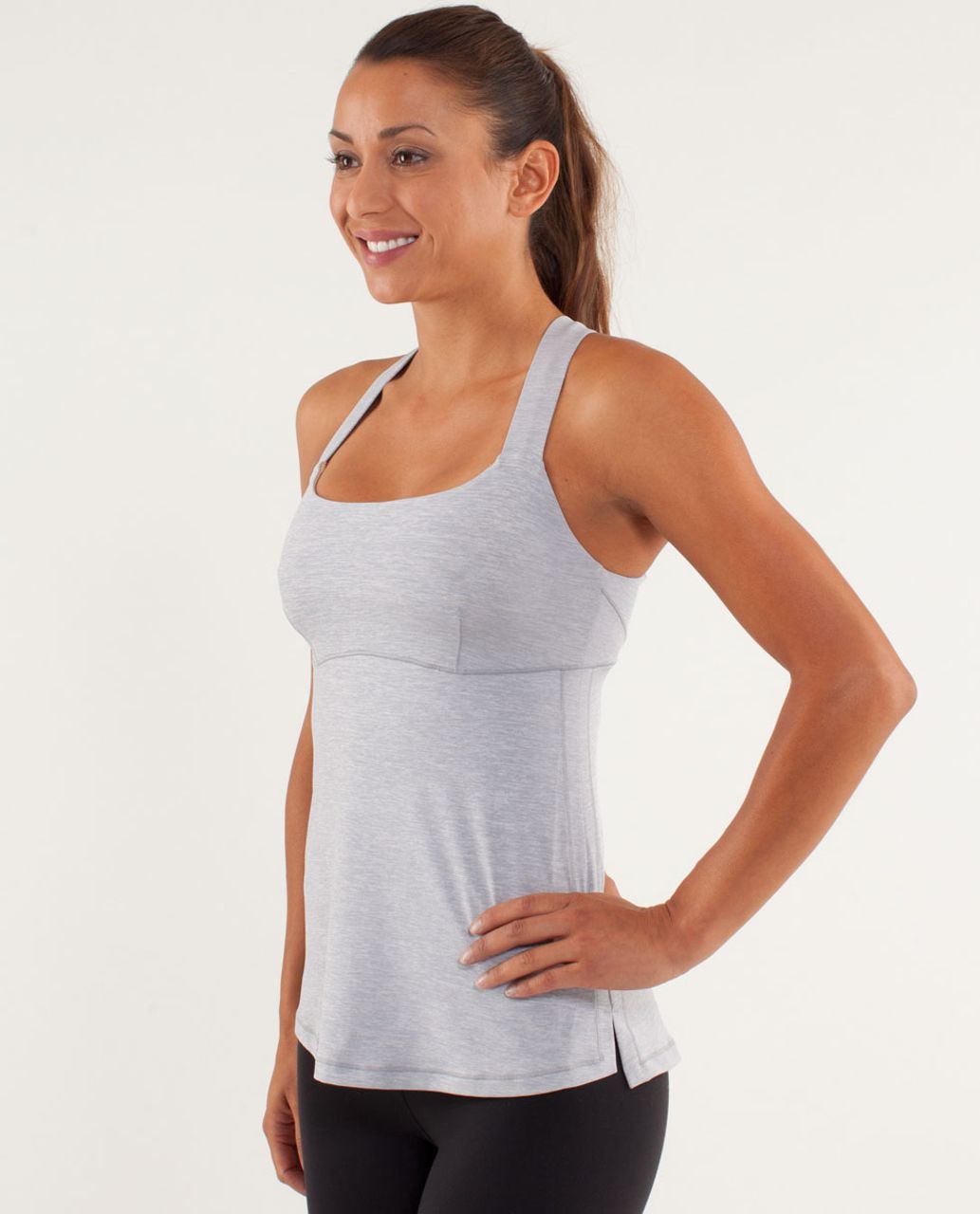 Lululemon Top Speed Tank - Heathered Silver Slate