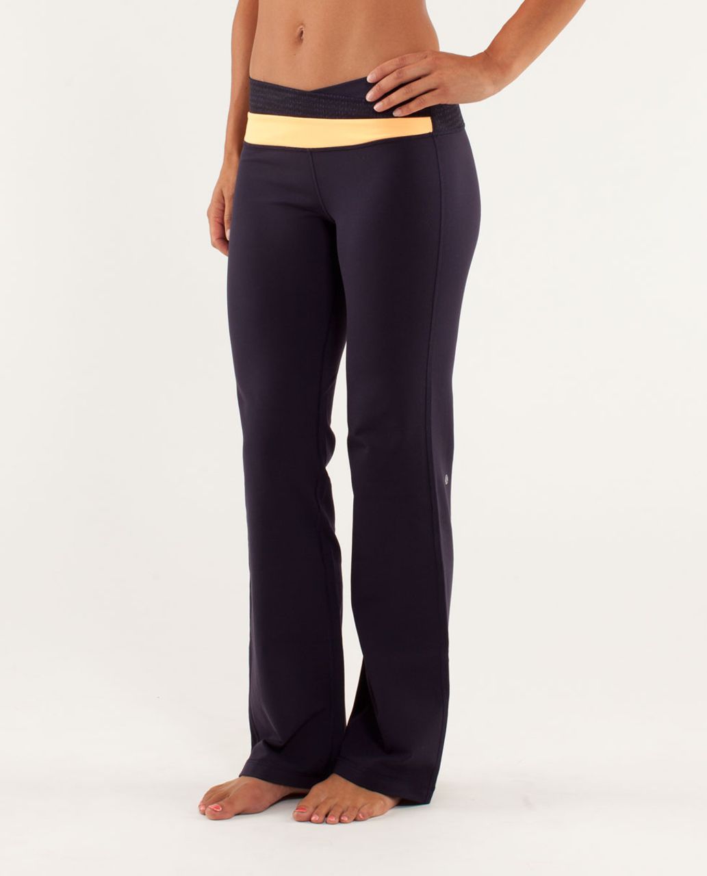 Lululemon Astro Pant (Regular) - Black Swan / Sweater Knit Print Black Swan / Creamsicle Pop