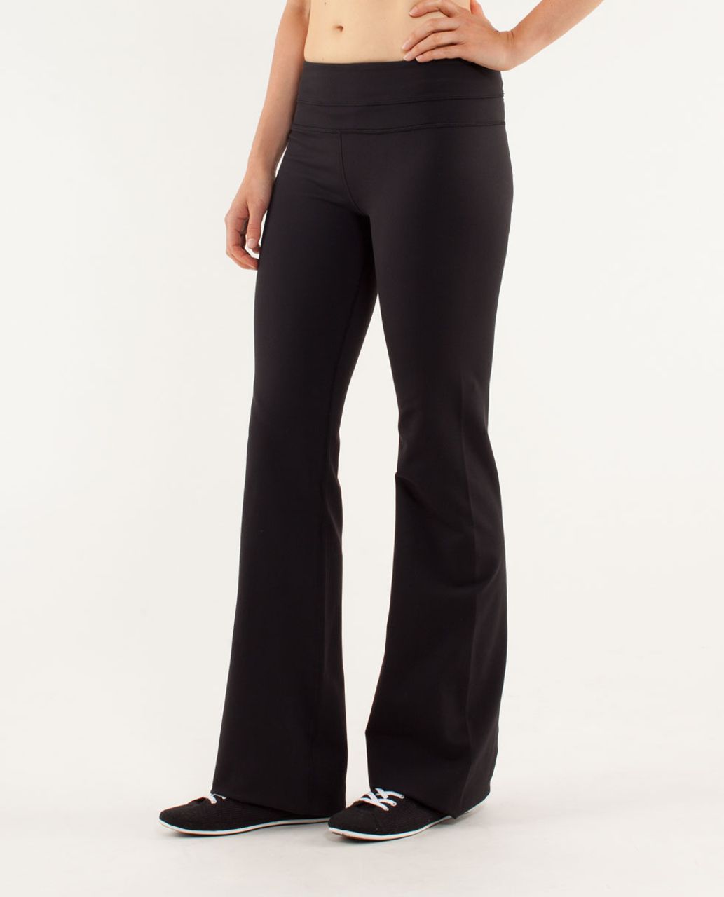 Lululemon Groove Pant II *Full-On Luon (Roll Down - Regular) - Black Cherry  / Star Crushed Black Cherry Black - lulu fanatics