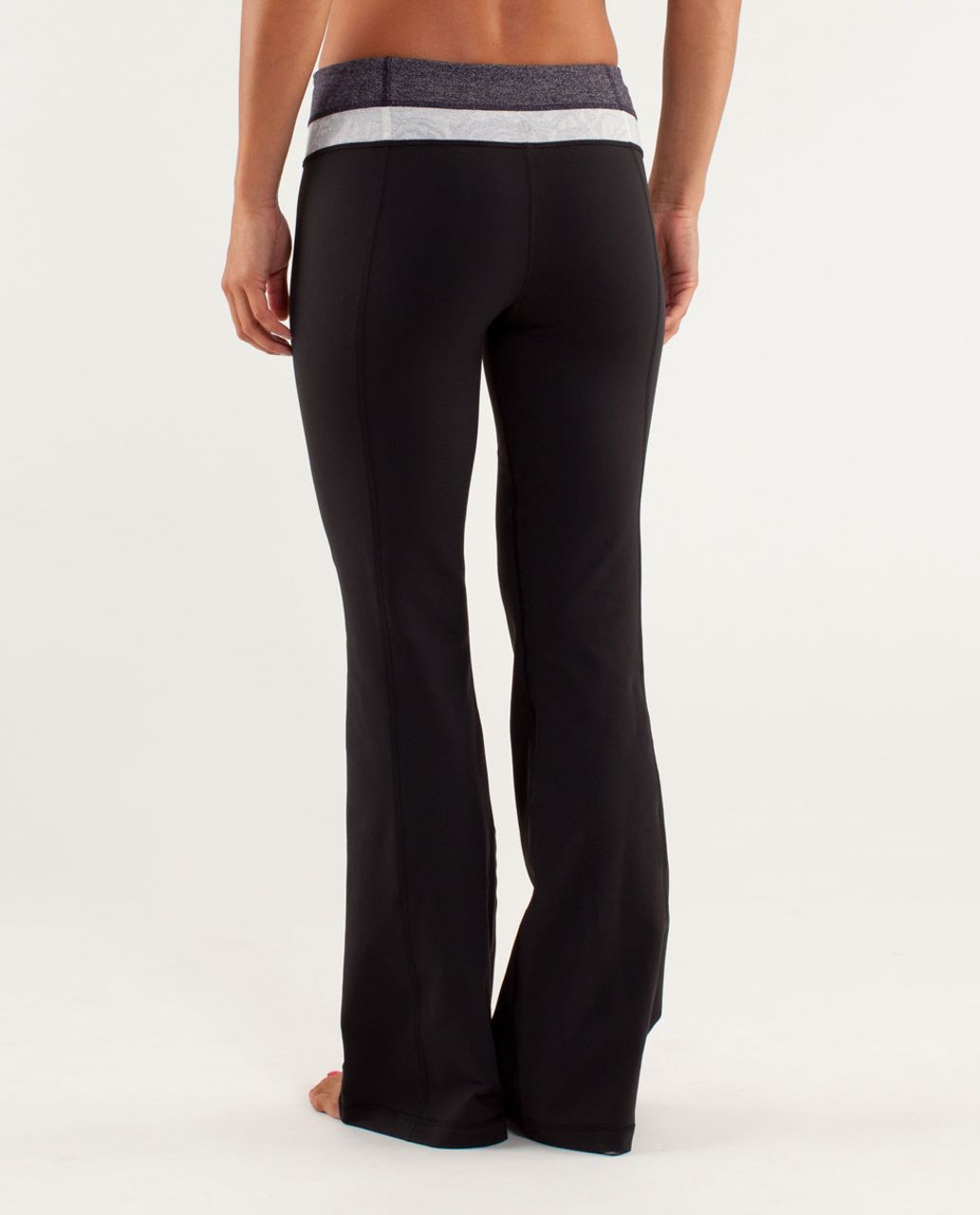 Lululemon Groove Pant *Slim (Tall) - Black Swan / Herringbone Black Swan /  Rose Herringbone Polar Cream - lulu fanatics