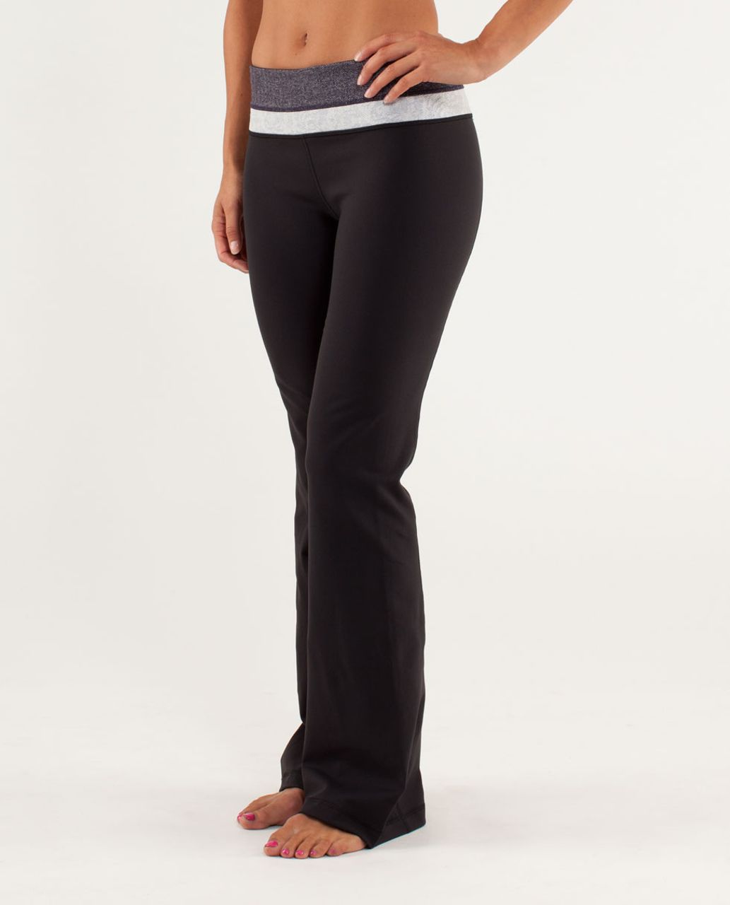 Lululemon Groove Pant *Slim (Tall) - Black Swan / Herringbone Black Swan / Rose Herringbone Polar Cream