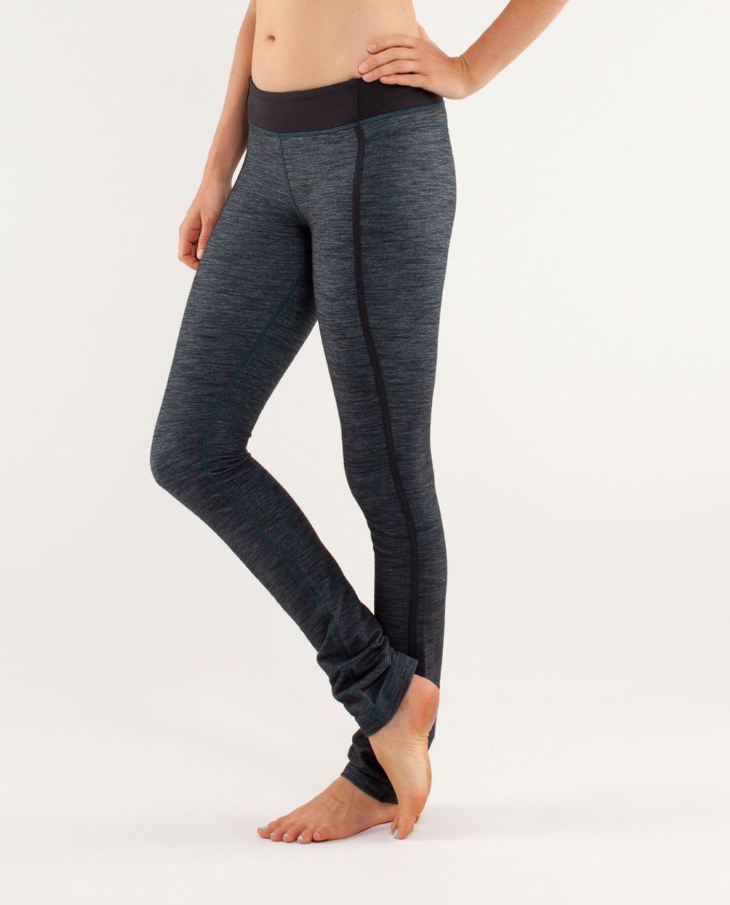 Lululemon Forme Pant - Reversible Slub Denim Alberta Lake / Black