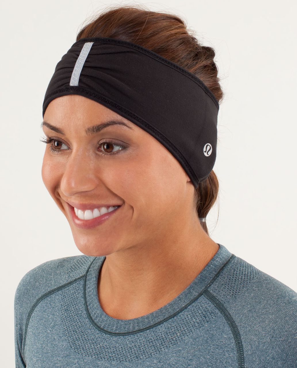 Lululemon Brisk Run Headband - Black / Black