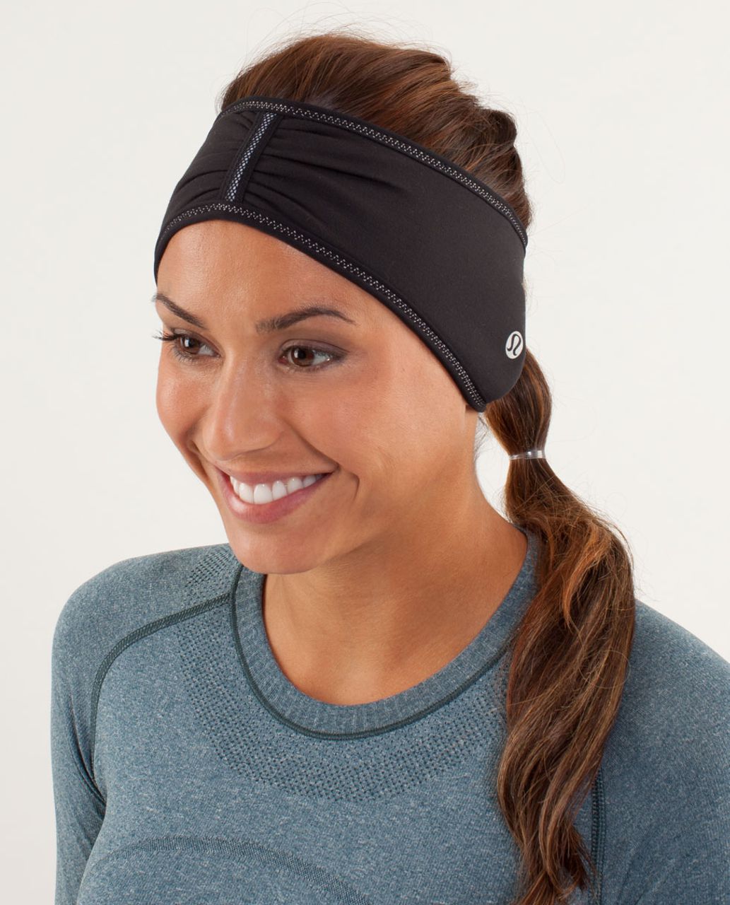 Lululemon Brisk Run Headband - Black / Black