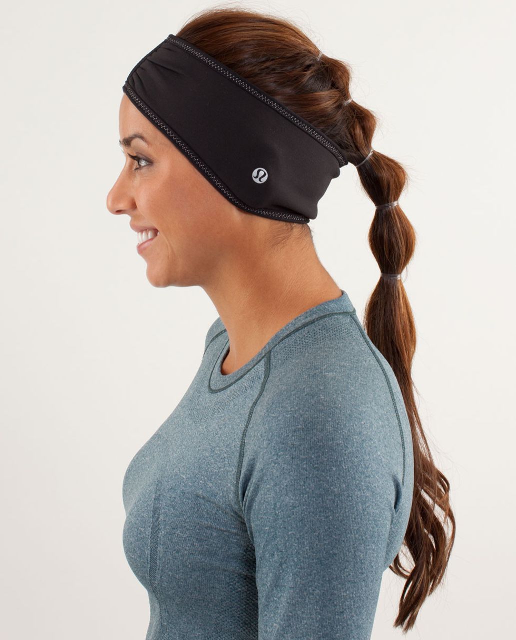 Lululemon Brisk Run Headband - Black / Black