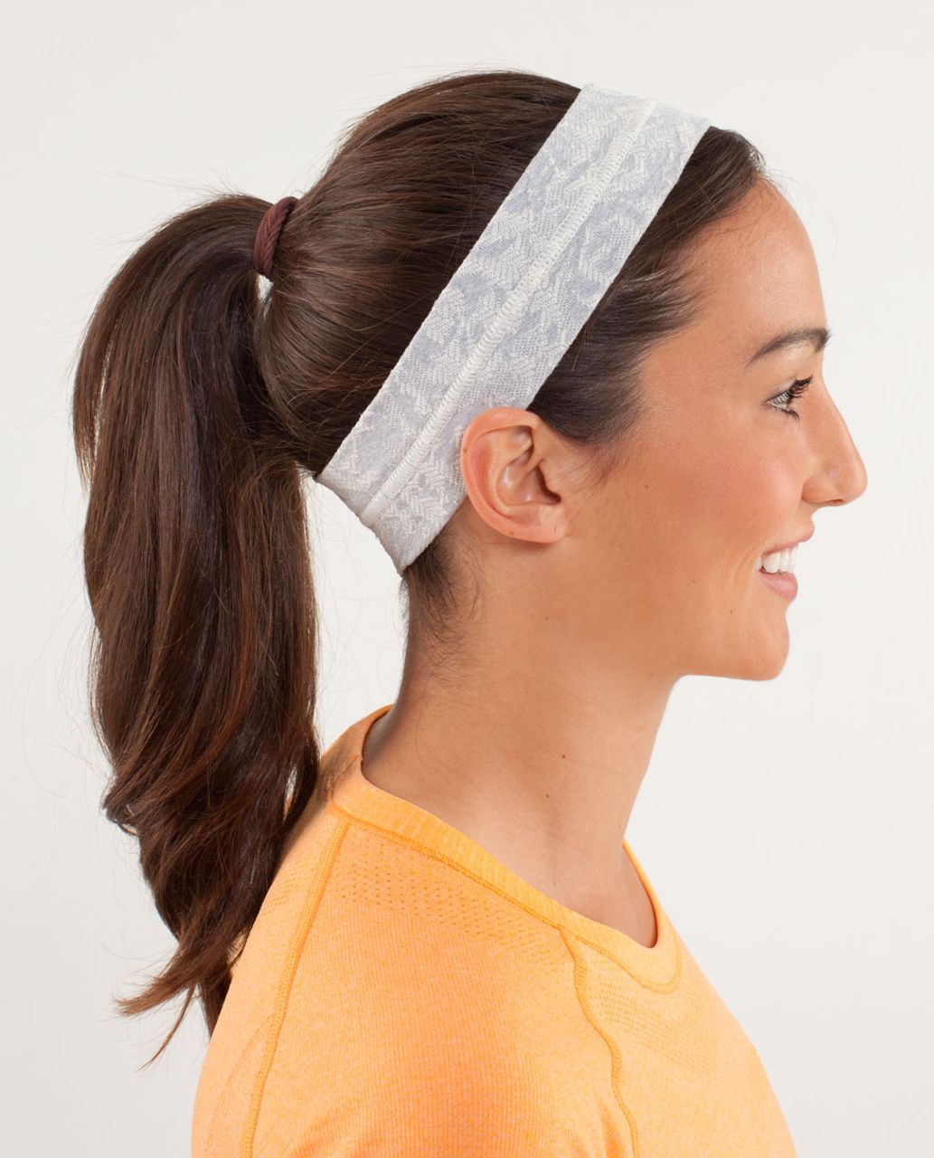 Lululemon Fly Away Tamer Headband - Polar Cream