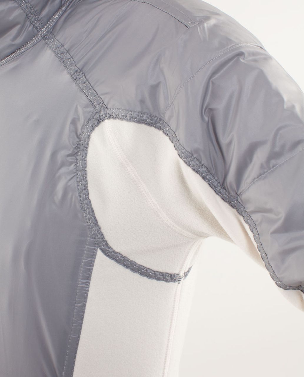 Lululemon Run:  Bundle Up Jacket - Polar Cream / Silver Slate