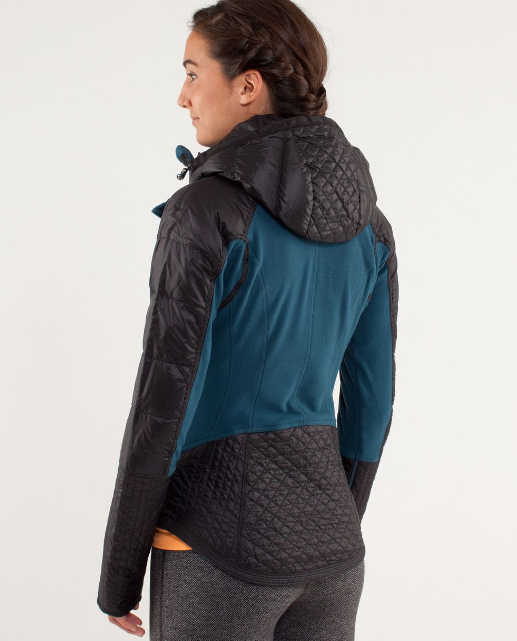 Lululemon Run:  Bundle Up Jacket - Alberta Lake / Black