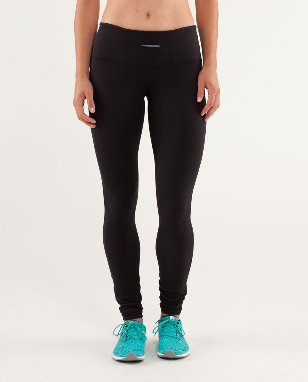 Lululemon Run:  Runder Under Pant - Black / Alberta Lake / Black / Raspberry Glo Light