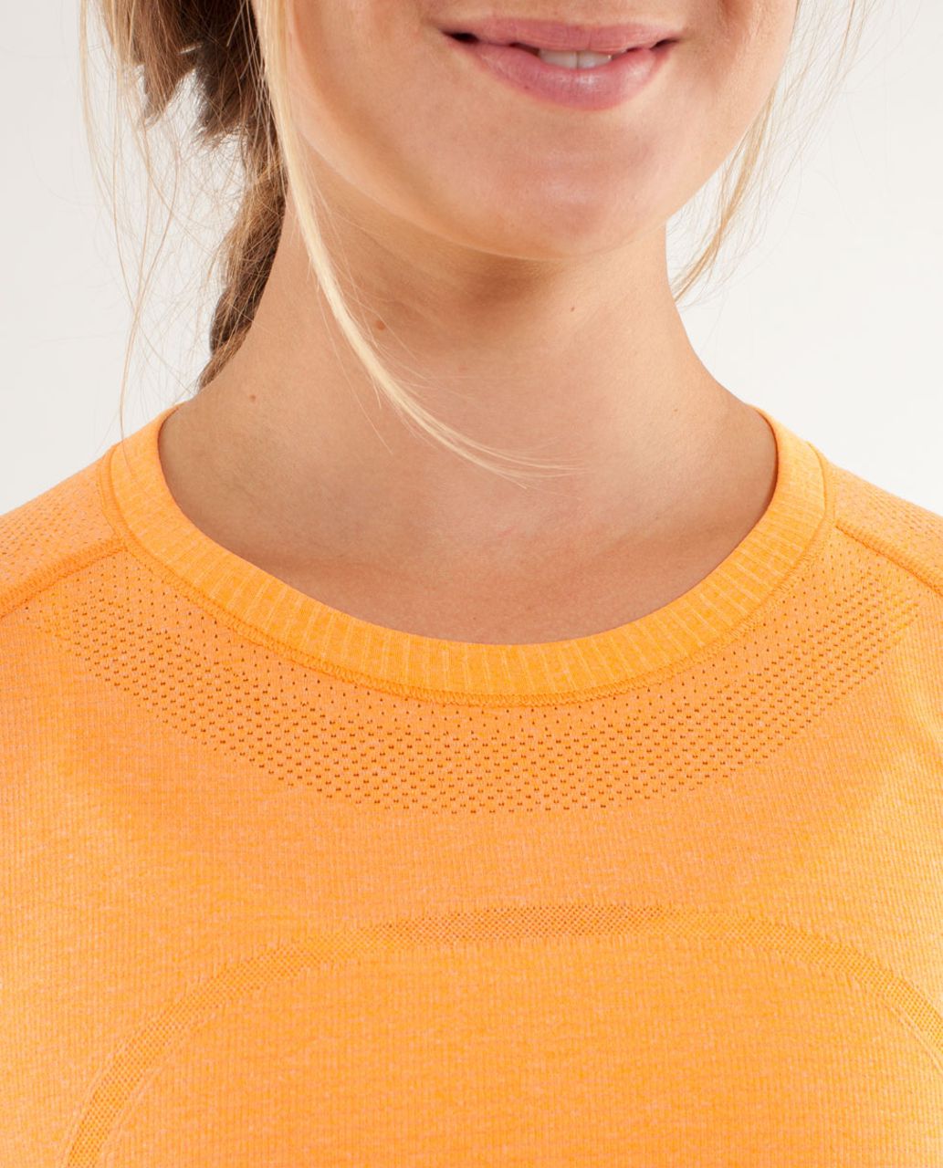 Lululemon Run:  Swiftly Tech Short Sleeve - Creamsicle Pop