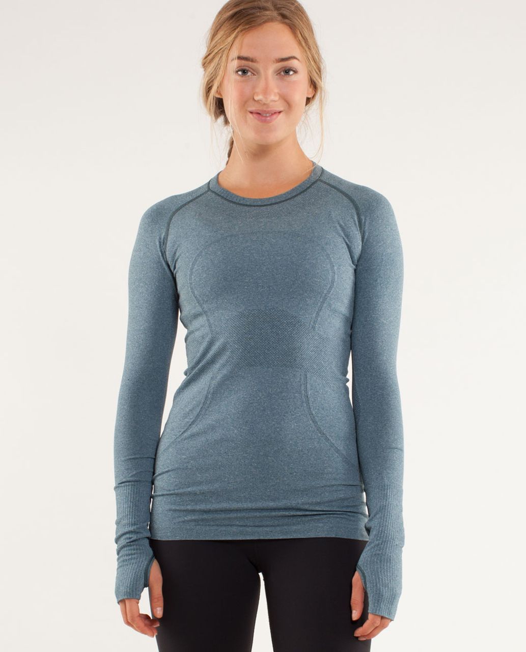 Lululemon Swiftly Relaxed Half Zip - Water Drop / Vapor - lulu fanatics