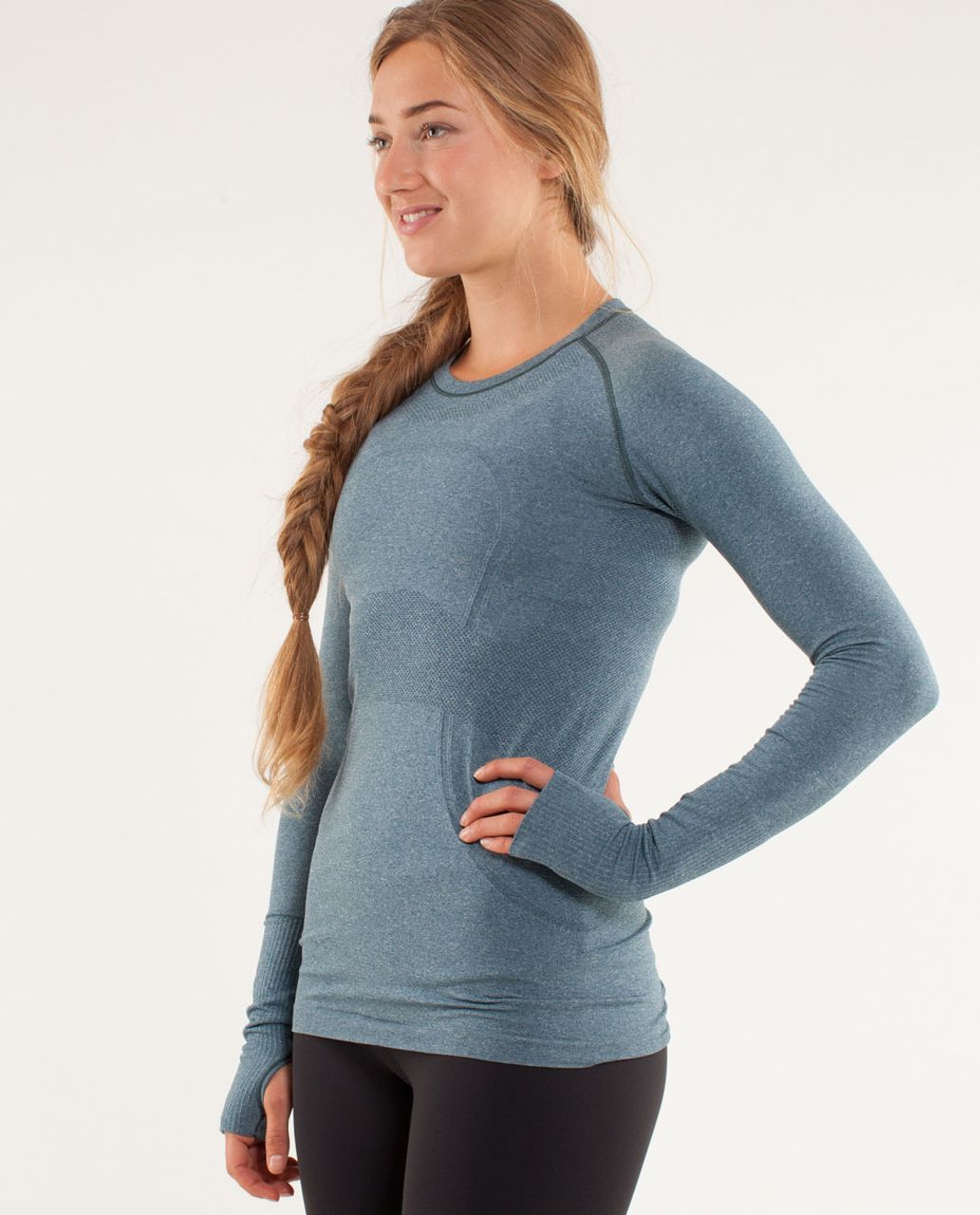 Lululemon Run:  Swiftly Tech Long Sleeve - Alberta Lake