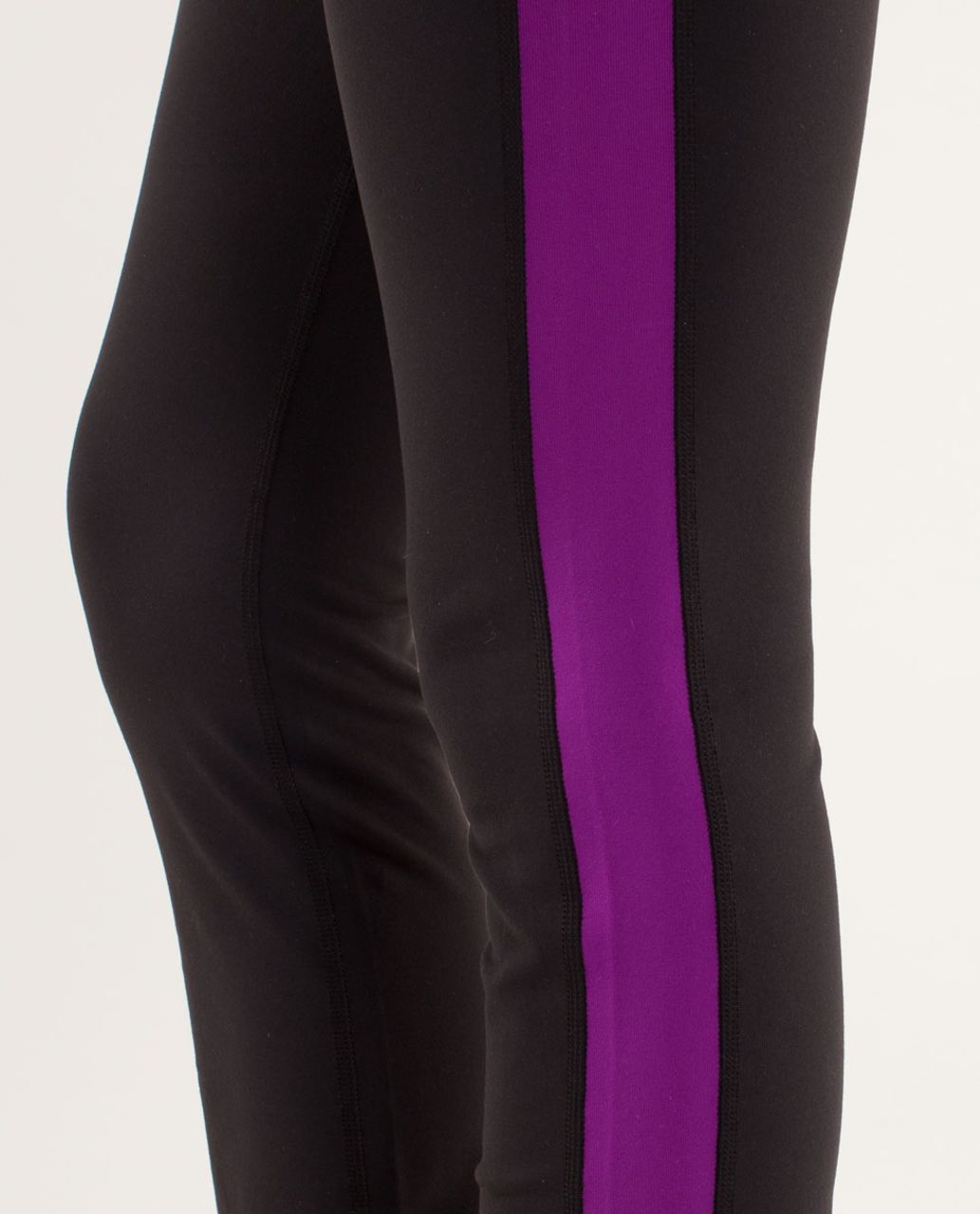 Lululemon Side Angle Pant - Black / Tender Violet