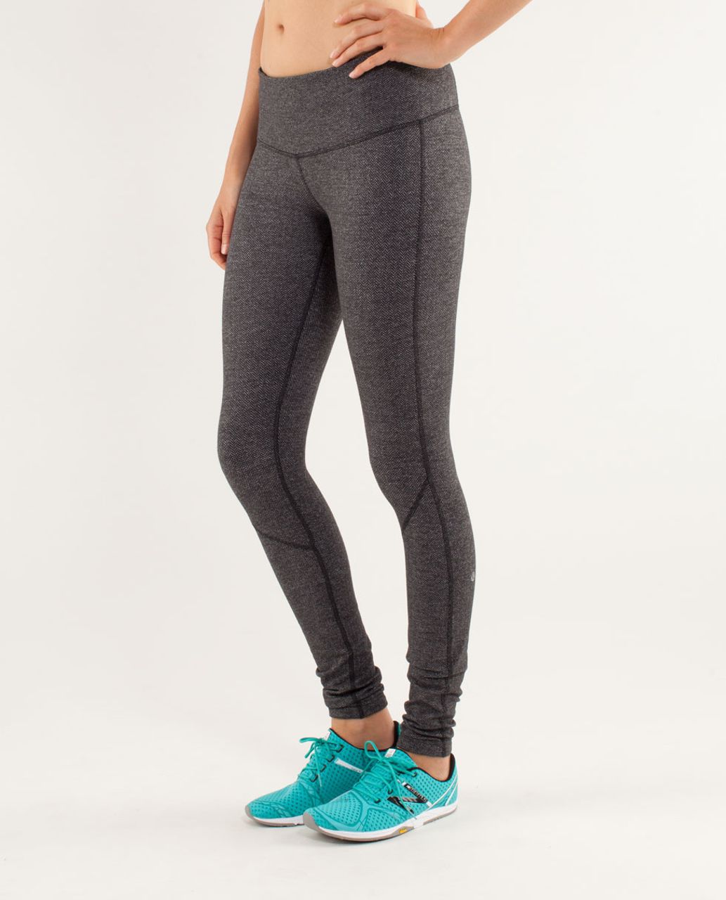 Lululemon Runder Under Pant *Pocket - Herringbone Black - lulu fanatics