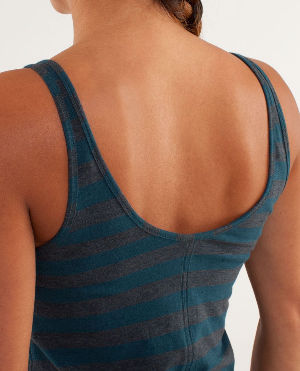 Lululemon Heart Opener Tank - Micro Macro Alberta Lake Heathered Black