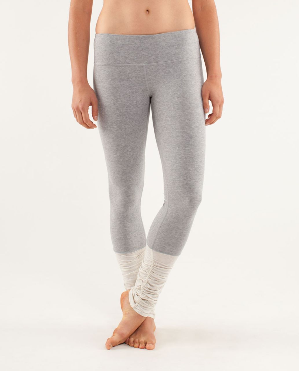 Lululemon True Bliss Pant - Heathered Silver Slate / Heathered Polar Cream