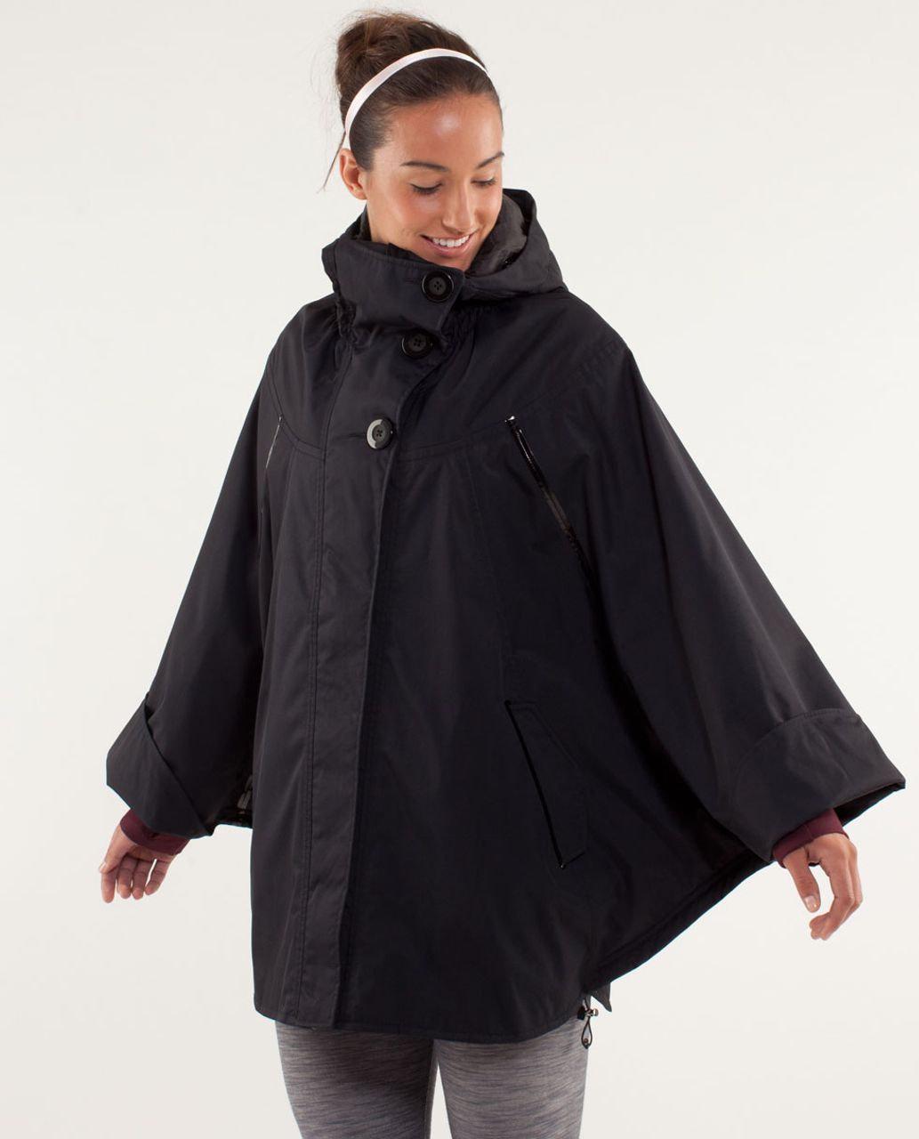 Lululemon Peak To Peak Poncho - Black