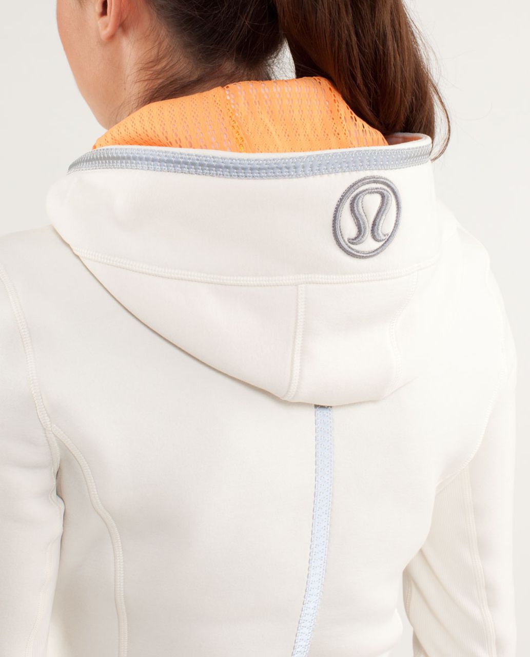 Lululemon Uba Hoodie *Reflective - Polar Cream / Creamsicle Pop