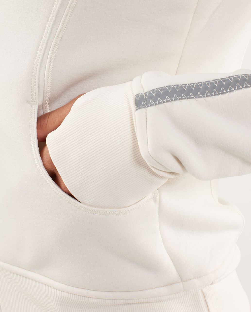 Lululemon Uba Hoodie *Reflective - Polar Cream / Creamsicle Pop